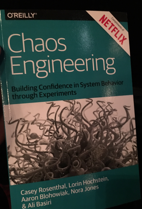 Chaos engineering book cover