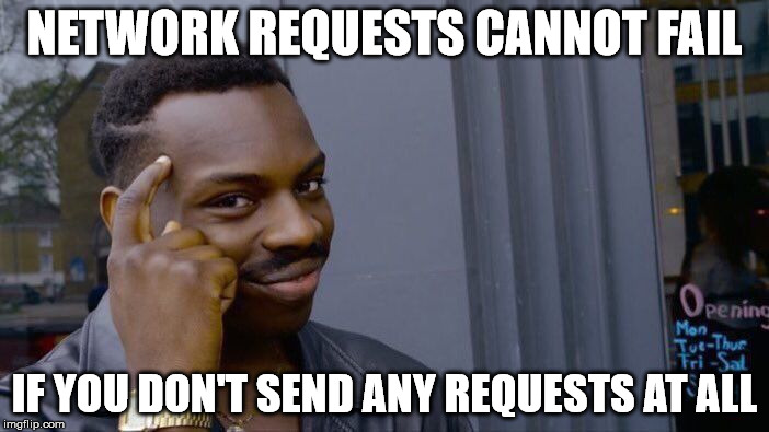 Failing network requests meme