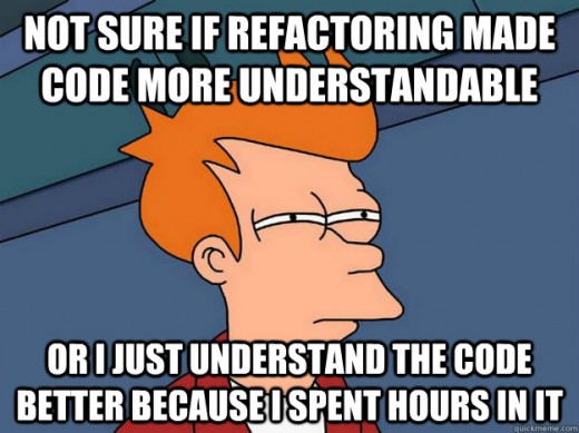 Not sure if refactoring made code more understandable, or I just understand the code better because I spent hours in it.