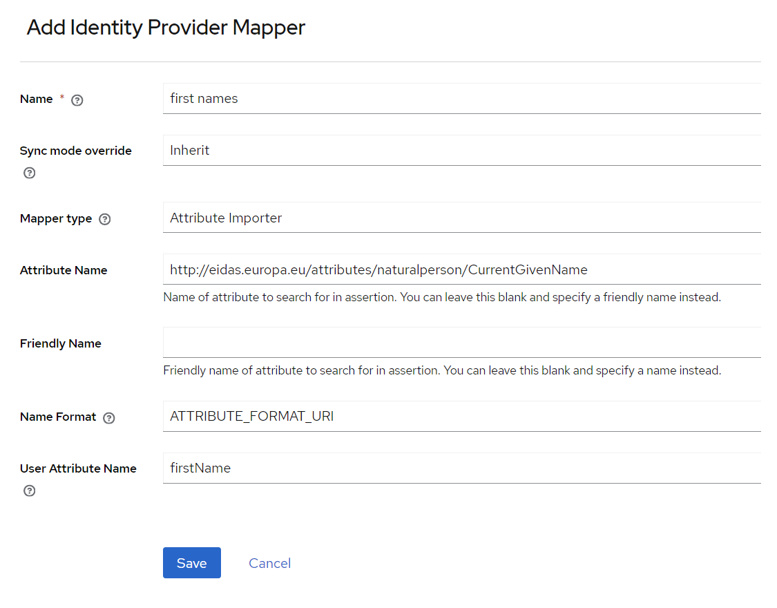 Attribute mappers