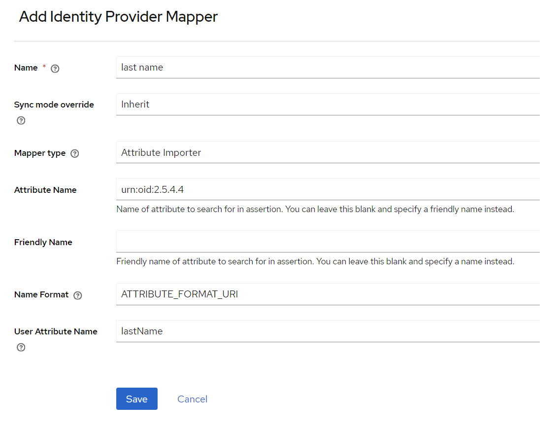 Attribute mappers