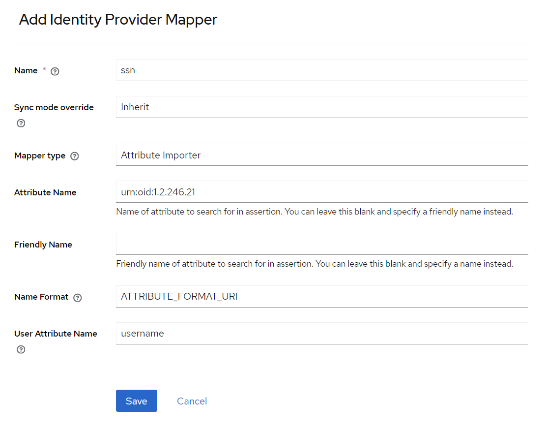 Attribute mappers