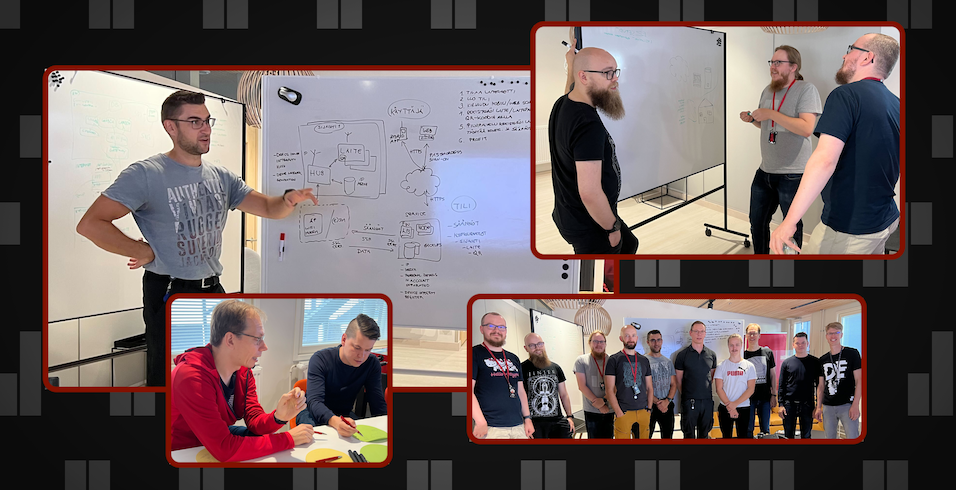 Workshop session collage photo