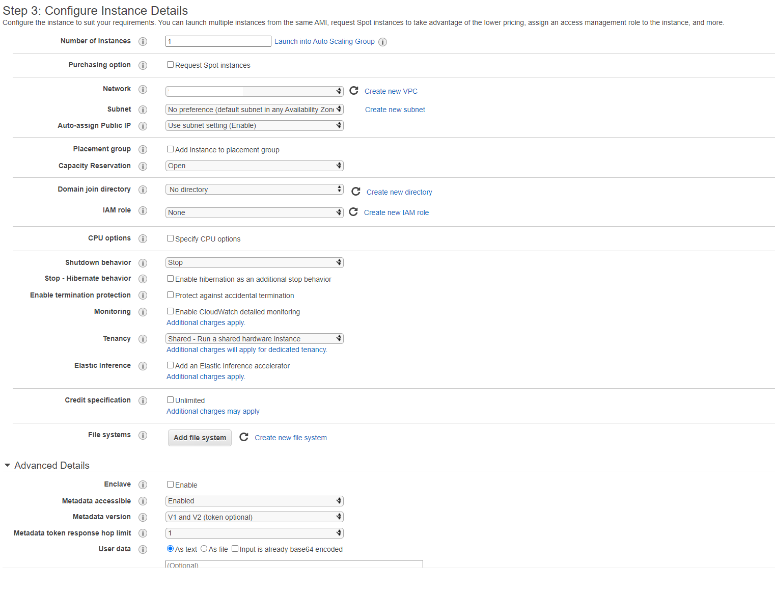 Lots of choices in AWS console - do you remember them all?