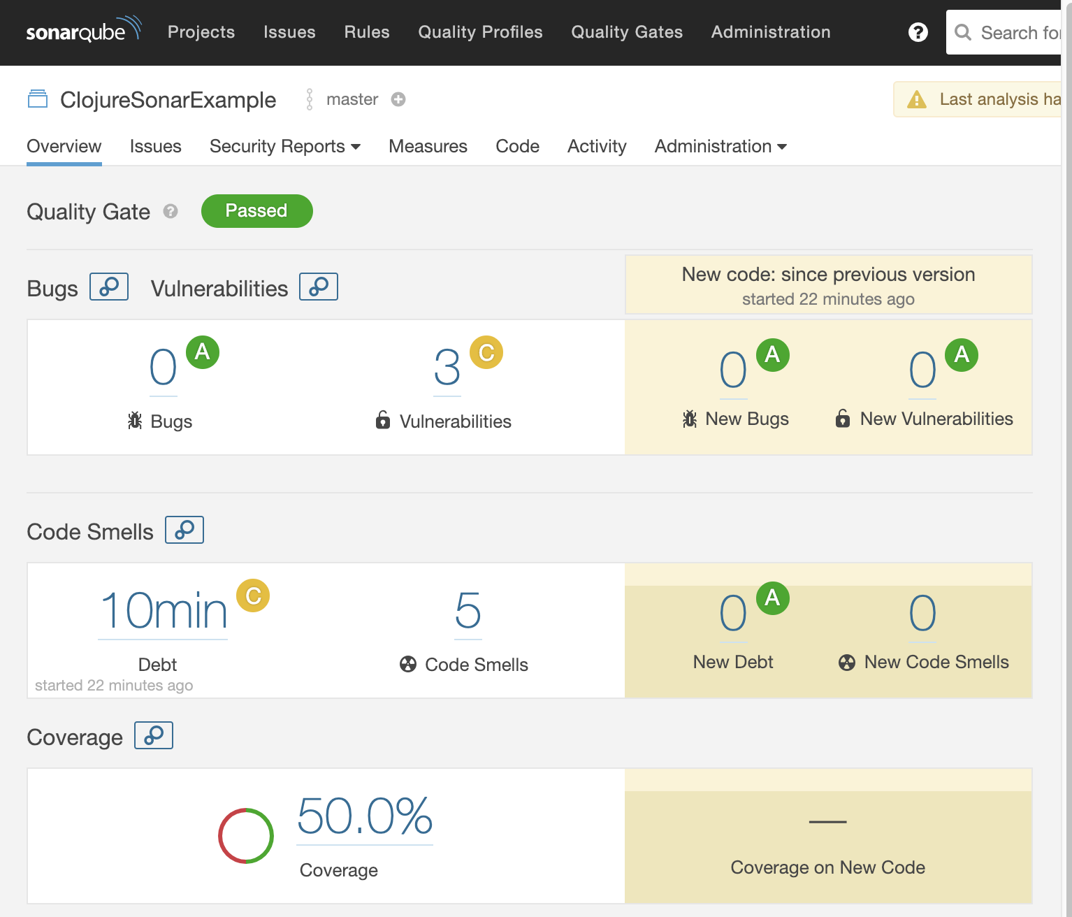 Example Dashboard