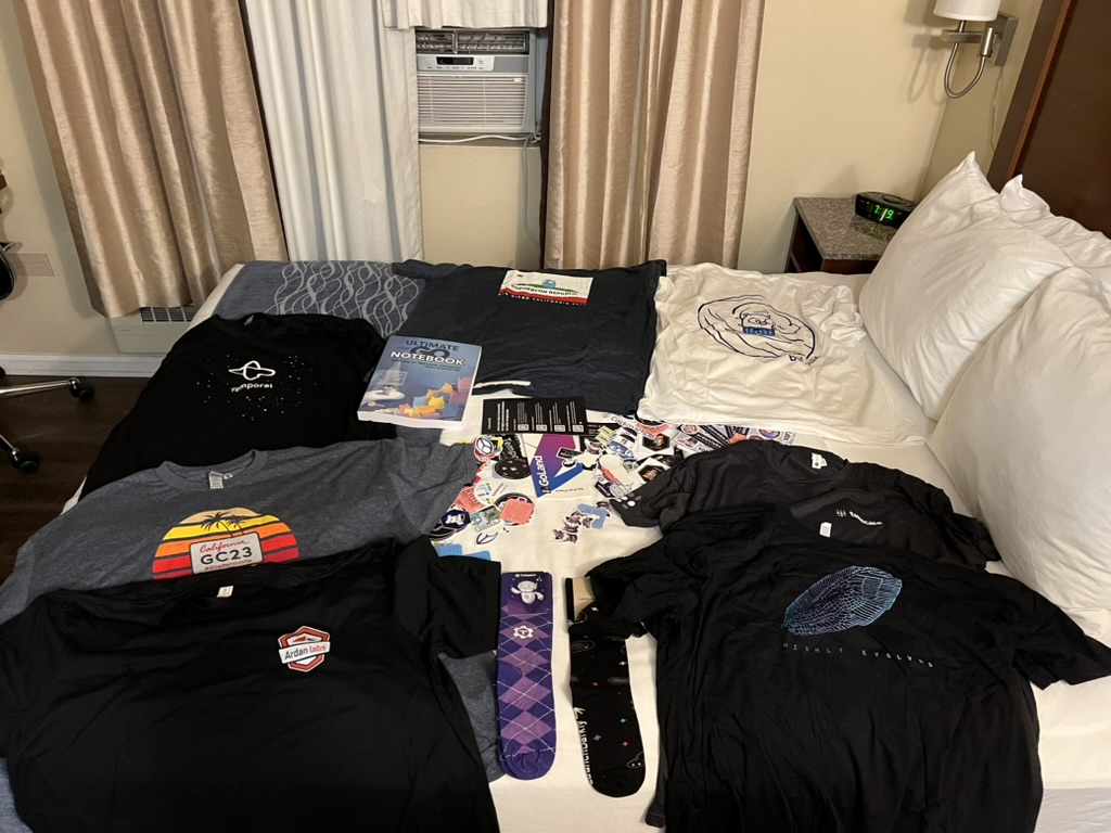 Conference loot