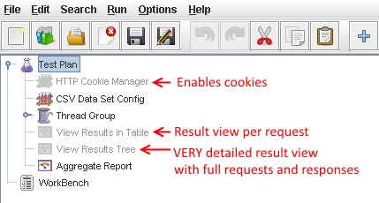 Change execution parameters