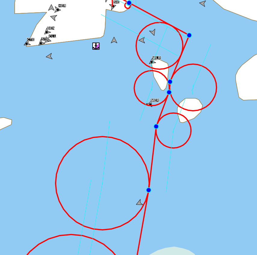 Turn radius calculations