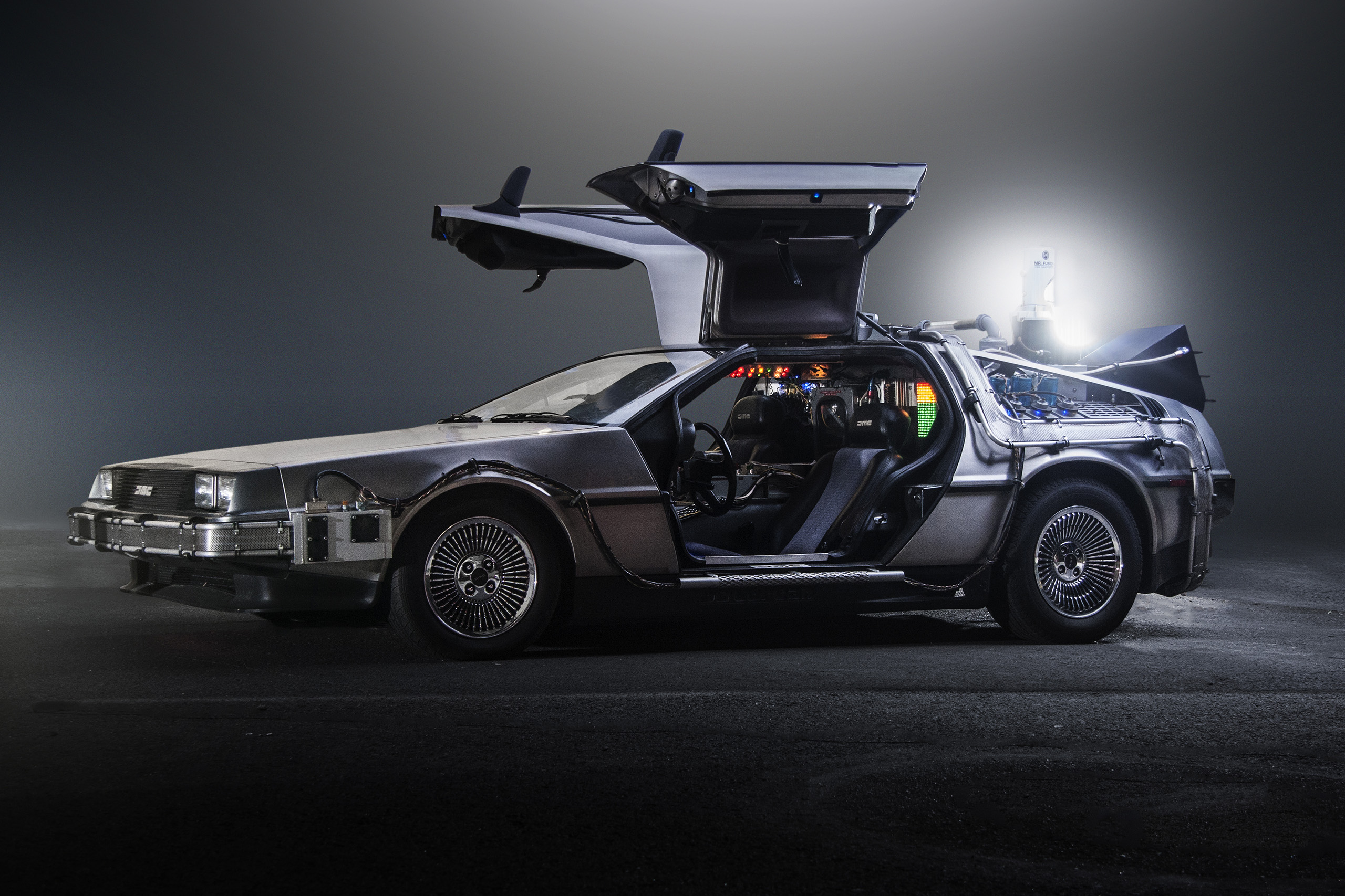 Time machine DeLorean