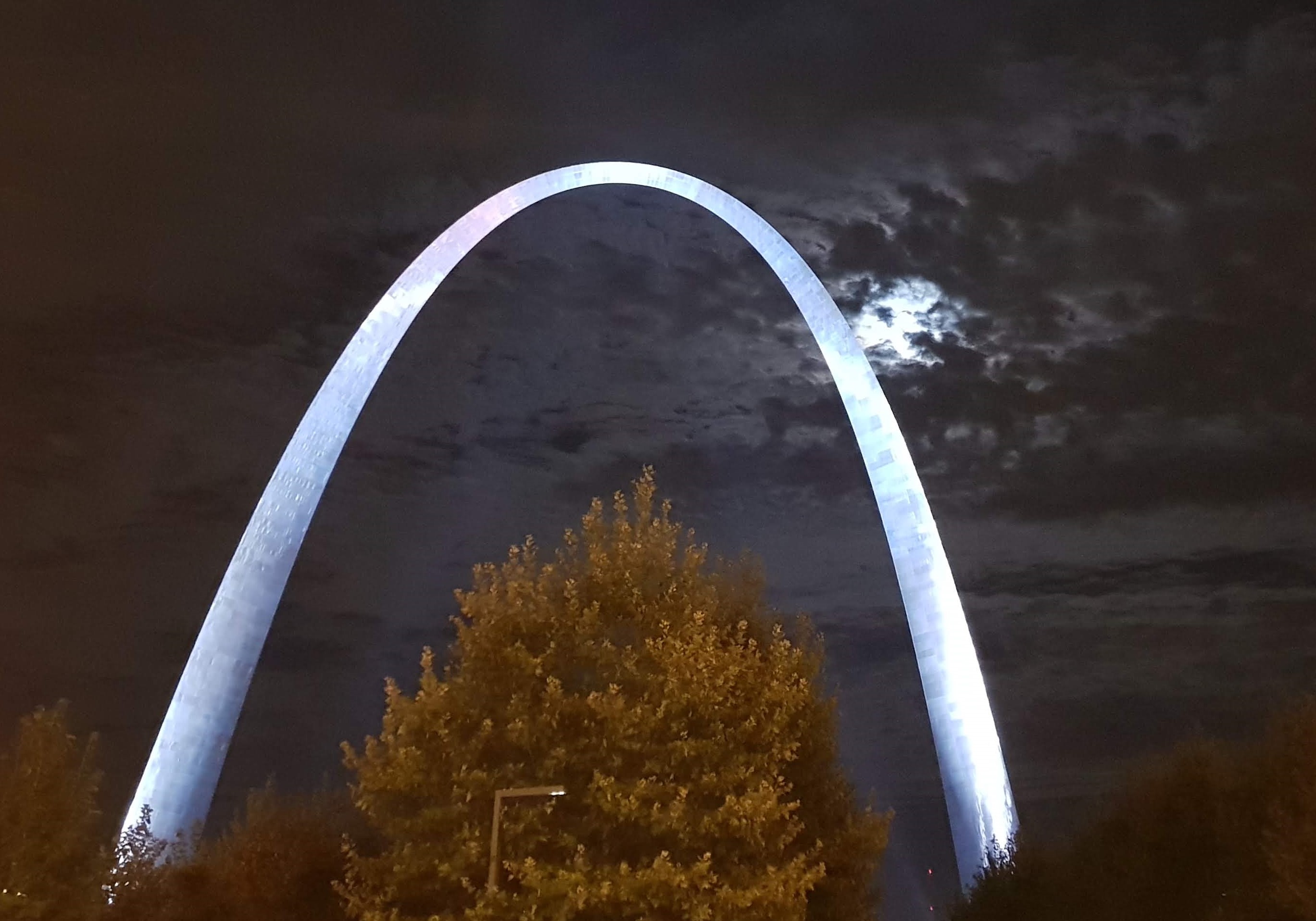 The Arch at night